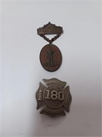 Hose Badge and Marksman Pin