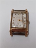 Vtg. Marked and Tested 14K Bulova Watch Face-
