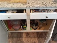 CONTENTS LOWER CABINETS