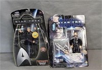 Star Trek Riker & Spock Action Figures