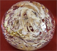 B - FULL LEAD CRYSTAL PAPERWEIGHT (ENGLAND) (F72)