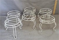 Rubber Coated Wire Plant Stands