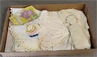 VTG Embroidered Hankies & Doilies