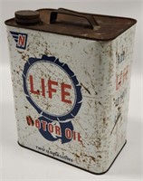 (A) Vintage Life Motor Oil 2 / Two Gallon Oil Can