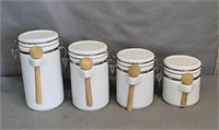 Canister Set w/Spoons