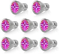 L E D Grow Light Bulbs - X 8