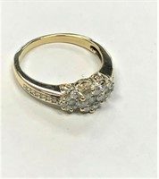 10 Kt Gold Diamond Ring Appraised $2,610.00
