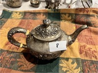 ANTIQUE STERLING TEA POT