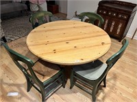 GORGEOUS FARM TABLE 4 CHAIRS