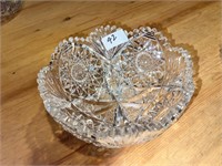 GORGEOUS CUT GLASS BOWL