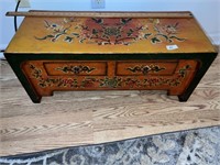 FABULOUS HAND PAINTED 2 DRAWER CHEST