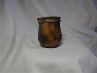 Old Navajo Traditional Pine Pitch Pot Pottery