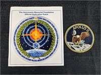 Astronauts Memorial Patch and Apollo II Patch