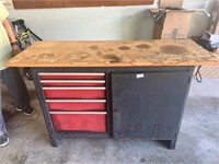 WORK BENCH WITH DRAWERS