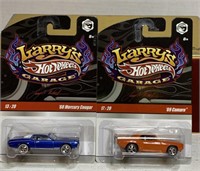 Colour variations hot wheels Larry’s garage 13&17
