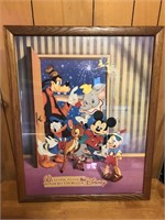 Vintage Framed & Matted Disney Poster 30"x24”