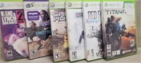 (6) Xbox 360 Video Games