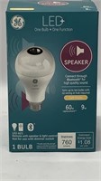 New ge led light bulb with Bluetooth speaker