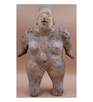 A Massive Standing Authentic Pre Colombian Figure