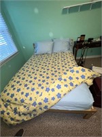 NICE FULL BED WITH FRAME MATTRESS