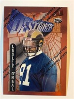 LESLIE ONEAL-1996 TOPPS FINEST-RAMS
