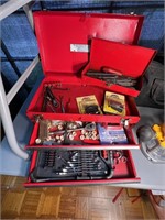 Red Toolbox & Assorted Tools
