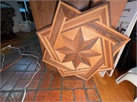 Star-Shaped Floor Inlay 29"W