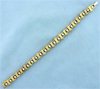 2ct TW Diamond Nugget Style Bracelet in 18K Yellow