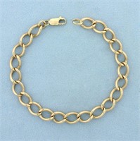 Twisted Curb Link Bracelet in 14K Yellow Gold