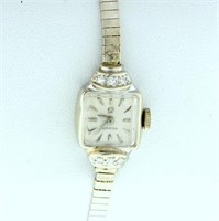 Vintage Omega Manual Wind womens Watch in Solid 14