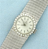 Womens Vintage Manual Wind Omega Wrist Watch In So