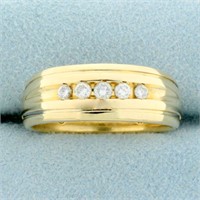 Diamond Wedding or Anniversary Ring in 14K Yellow