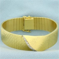 Designer Diamond Bracelet in 18K Yellow Gold