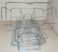 4 Foldable Metal Wire Buffet Chafing Dish Racks