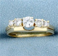 Antique Five Stone Diamond Wedding or Anniversary