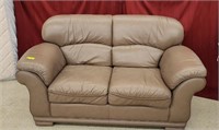 Leather Love Seat - measures 66"x40"x35"