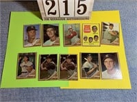 (10) 1962 Topps Cards