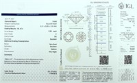 Certified 1/2ct Round Brilliant Natural Diamond