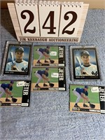 (6) Derek Jeter Baseball Cards