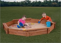 Octagon 6.5 ft. × 7 ft. Sandbox Kit with Cover