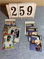 Deion Sanders and Alex Rodriquez Baseball Cards