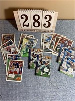 (7) Barry Sanders, (5) Emmitt Smith, and