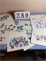 (13) Pages of Stamps
