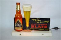 Blatz Beer Lighted Sign Milwaukee's Finest