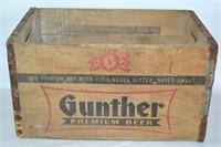 Guenther Beer Wooden Delivery Crate