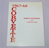 1967-68 Corvette Wiring Diagrams for Complete Chas