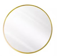 28” GOLD ROUND INFINITY MIRROR