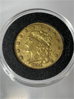 US Gold 1834 Liberty Classic Head 5 Dollar
