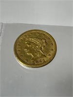 US Gold 1851 Liberty Head 2.50 Dollar