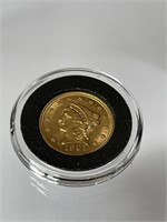 US Gold 1901 Liberty Head 2.50 Dollar